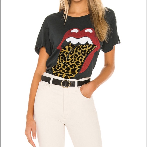 Daydreamer Tops - Daydreamer Rolling Stones leopard tongue tour